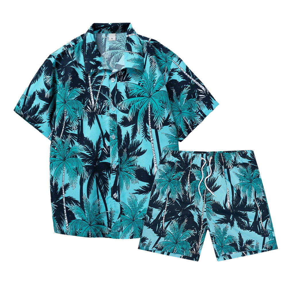 Street Fashion Clothes - Hawaiian Coconut Tree 3D Print Men