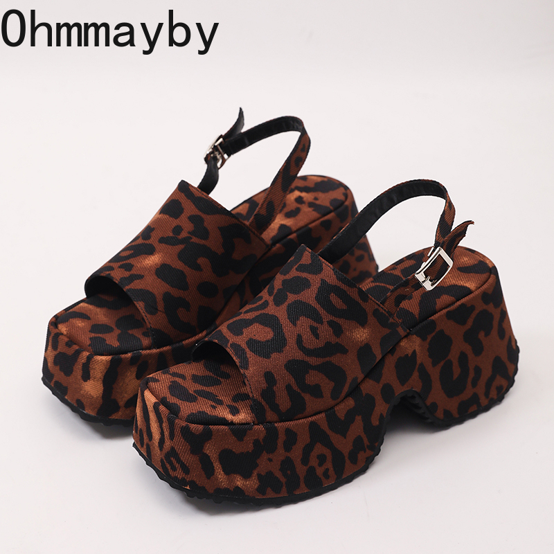 Street Fashion Clothes - 2026 New Summer Women Leopard Platform