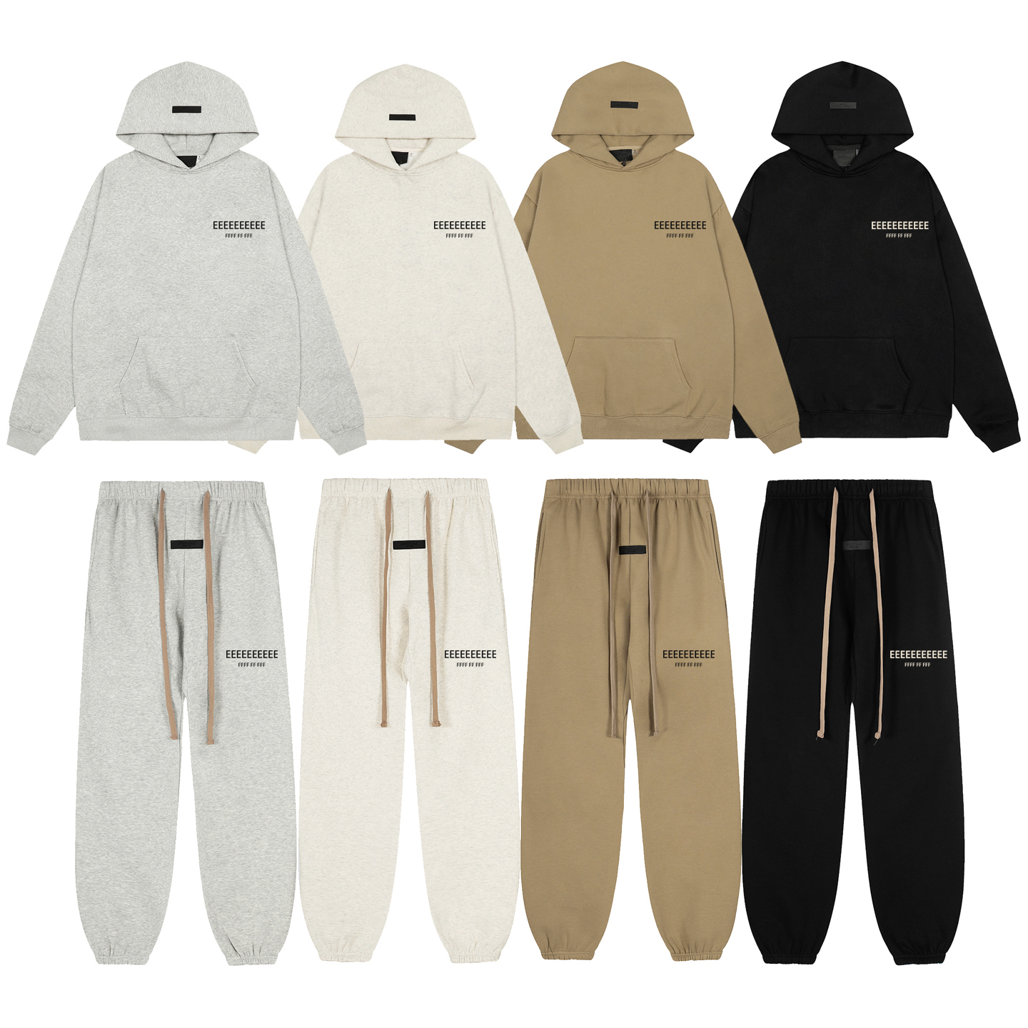 Street Fashion Us - Fashion Double-Line Matching Set Men's Drawstring