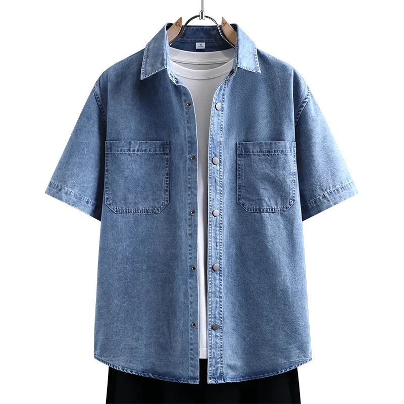 Street Fashion Clothes - Men's Thin Denim Shirt New Summer