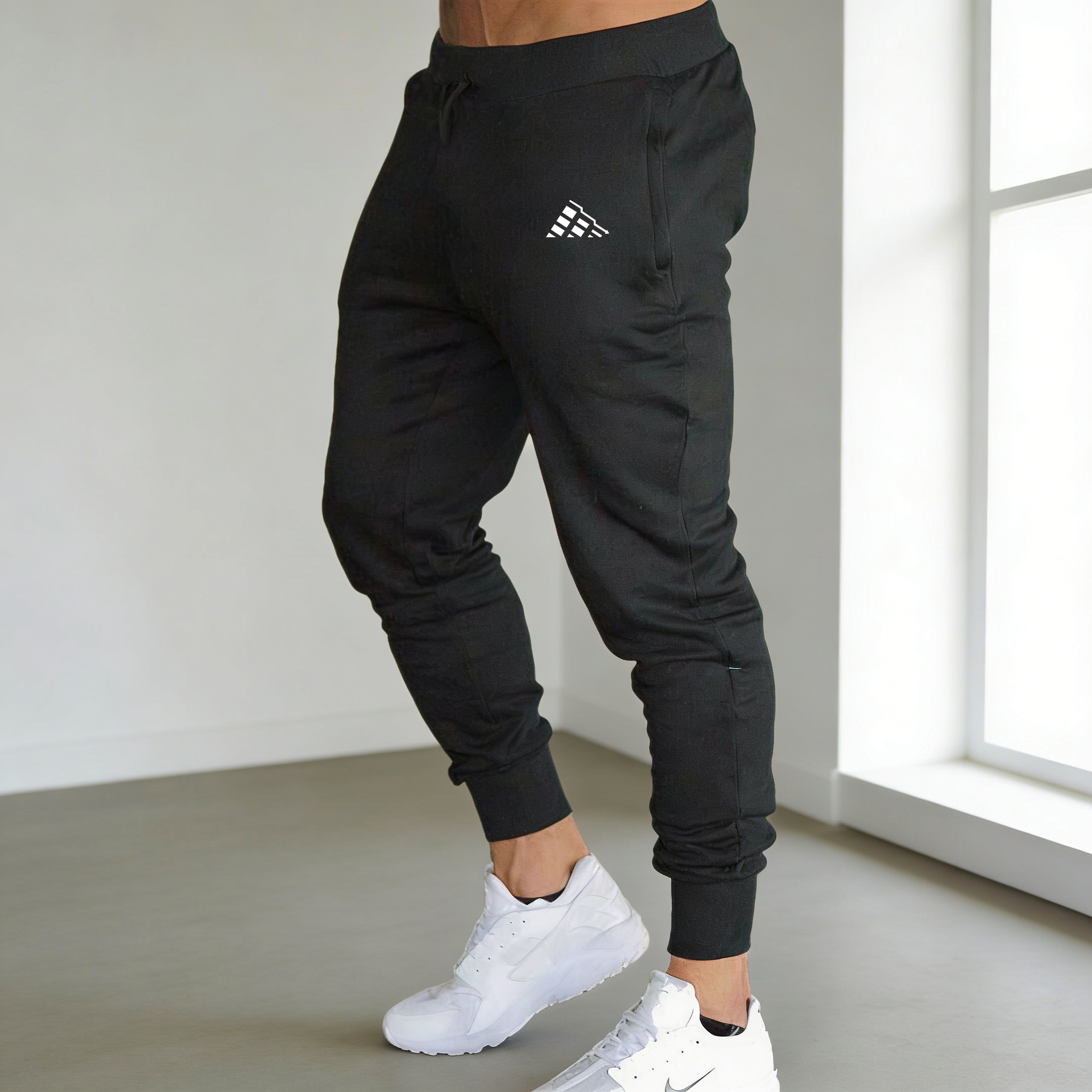 Running Pant Jogger - New Men's Blue Trend print Casual