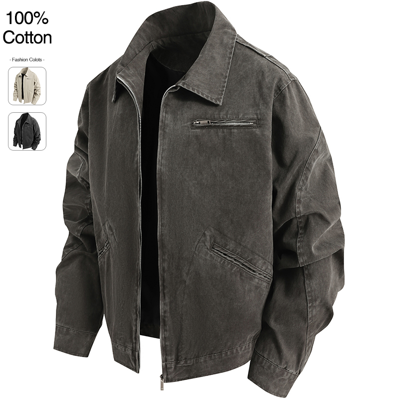 Street Fashion Hip Hop - Oversize Loose Men's Denim Jacket Autumn