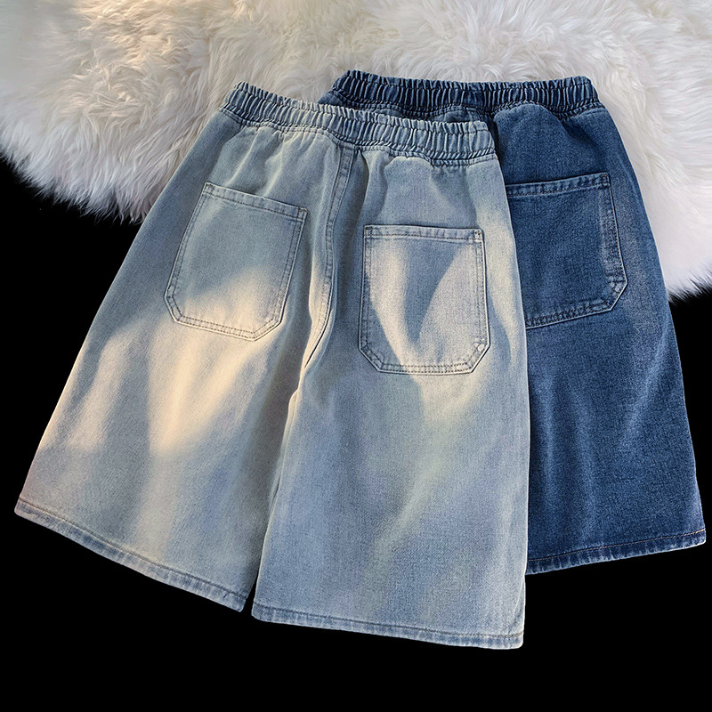 Baggy Jeans Shorts for Men Cas - Street Fashion Hip Hop ulasan dan harga