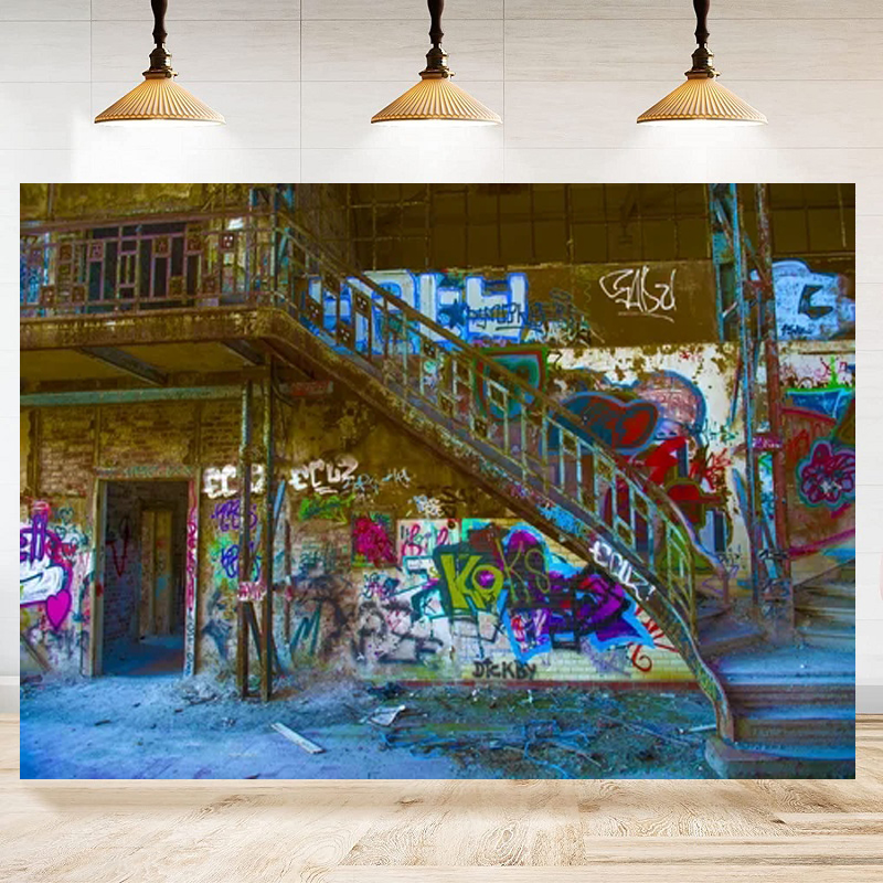 Urban Street Graffiti Wall Pho - Urban Street Fashion Photography ulasan dan harga