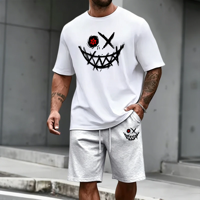 2026 Summer Men's Set T-shirt& - Street Fashion Clothes ulasan dan harga