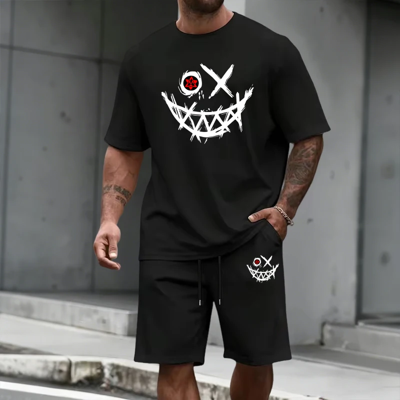 2026 Summer Men's Set T-shirt& - Street Fashion Clothes ulasan dan harga