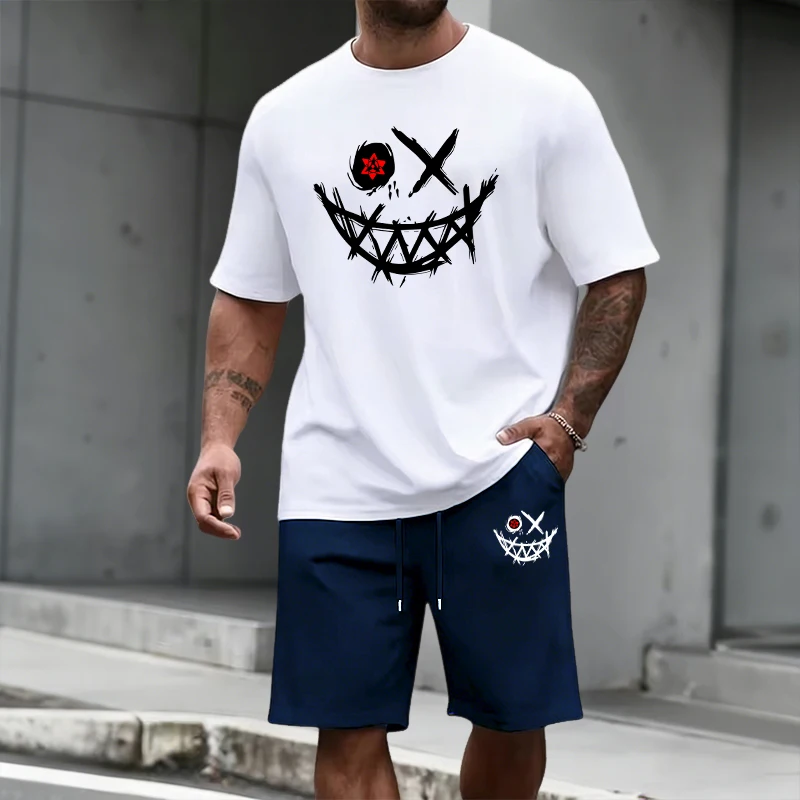 2026 Summer Men's Set T-shirt& - Street Fashion Clothes ulasan dan harga
