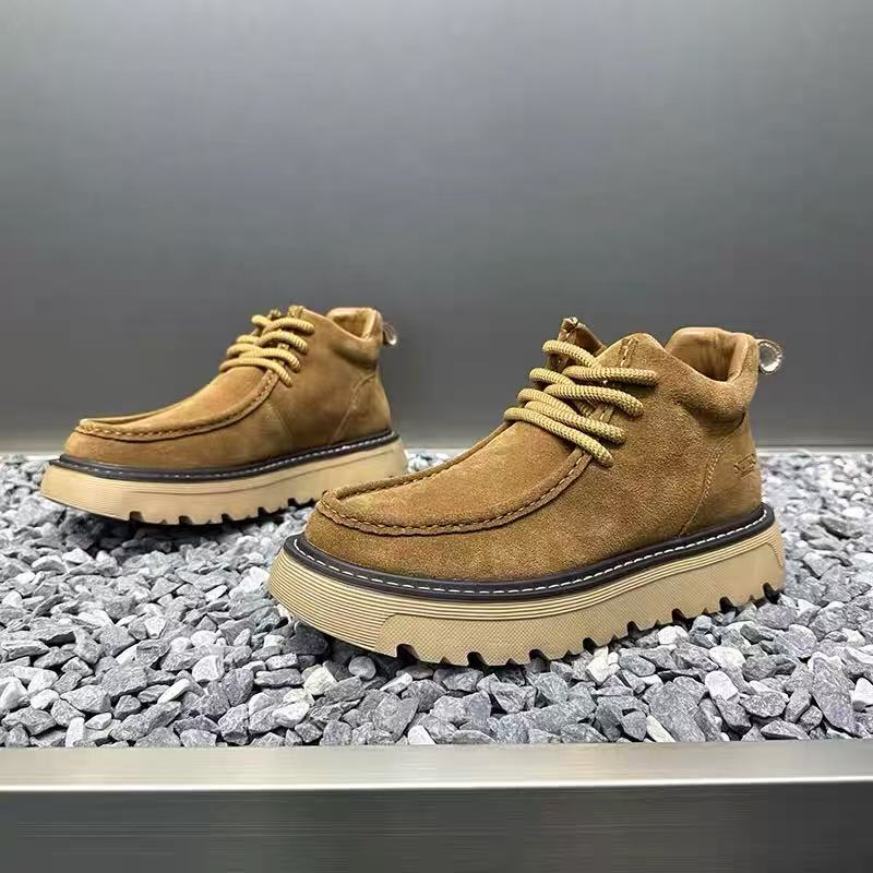 Autum Winter Men Platform Boot - Street Fashion Walk ulasan dan harga