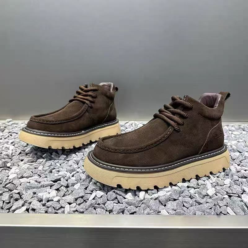 Autum Winter Men Platform Boot - Street Fashion Walk ulasan dan harga