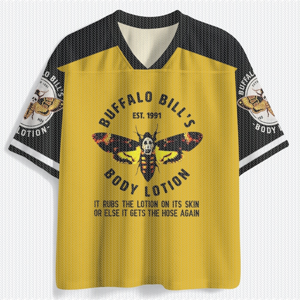 V Neck Yellow Black Mesh Jerse - Street Fashion Hip Hop ulasan dan harga