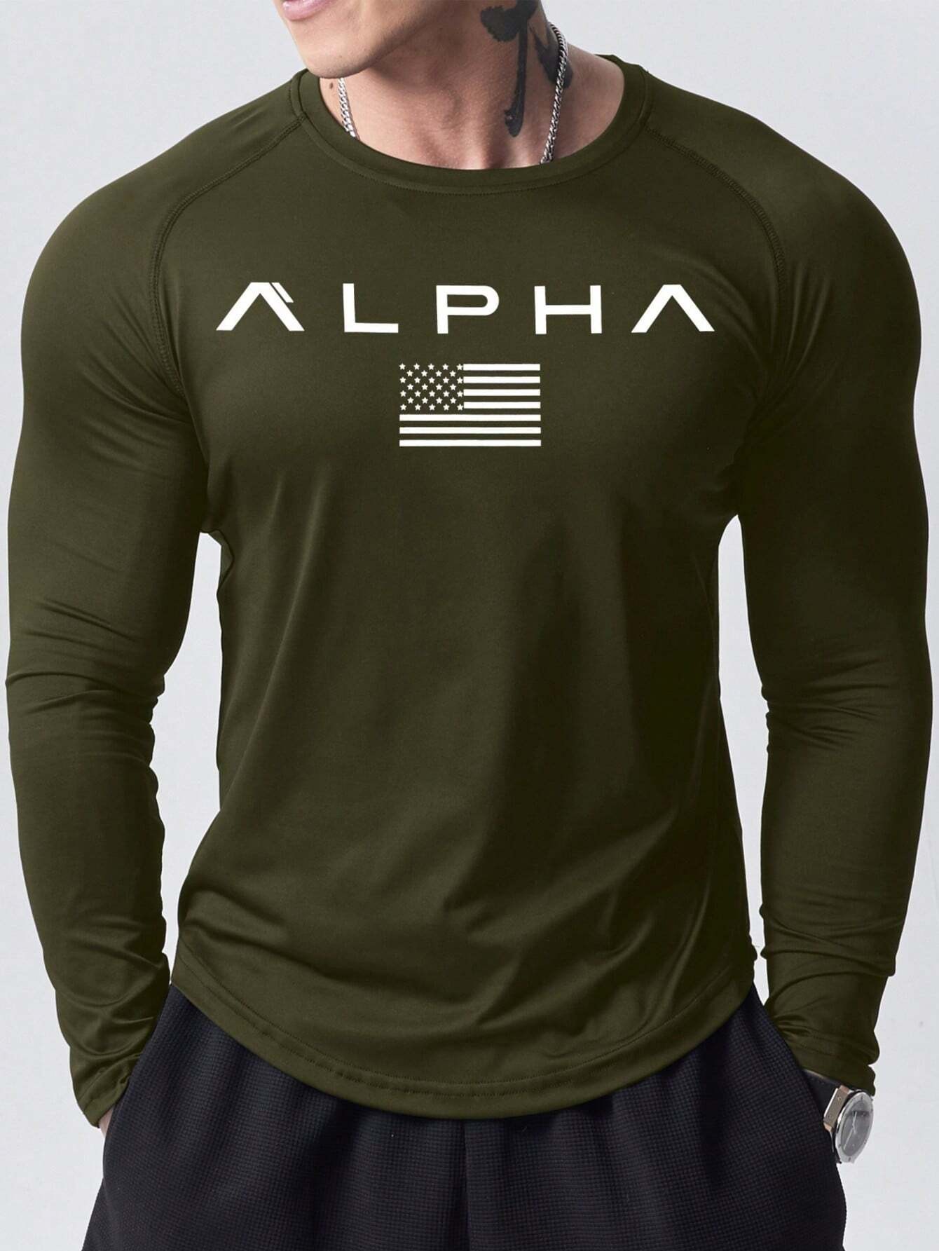 New men's long-sleeved T-shirt - Street Fashion Us ulasan dan harga
