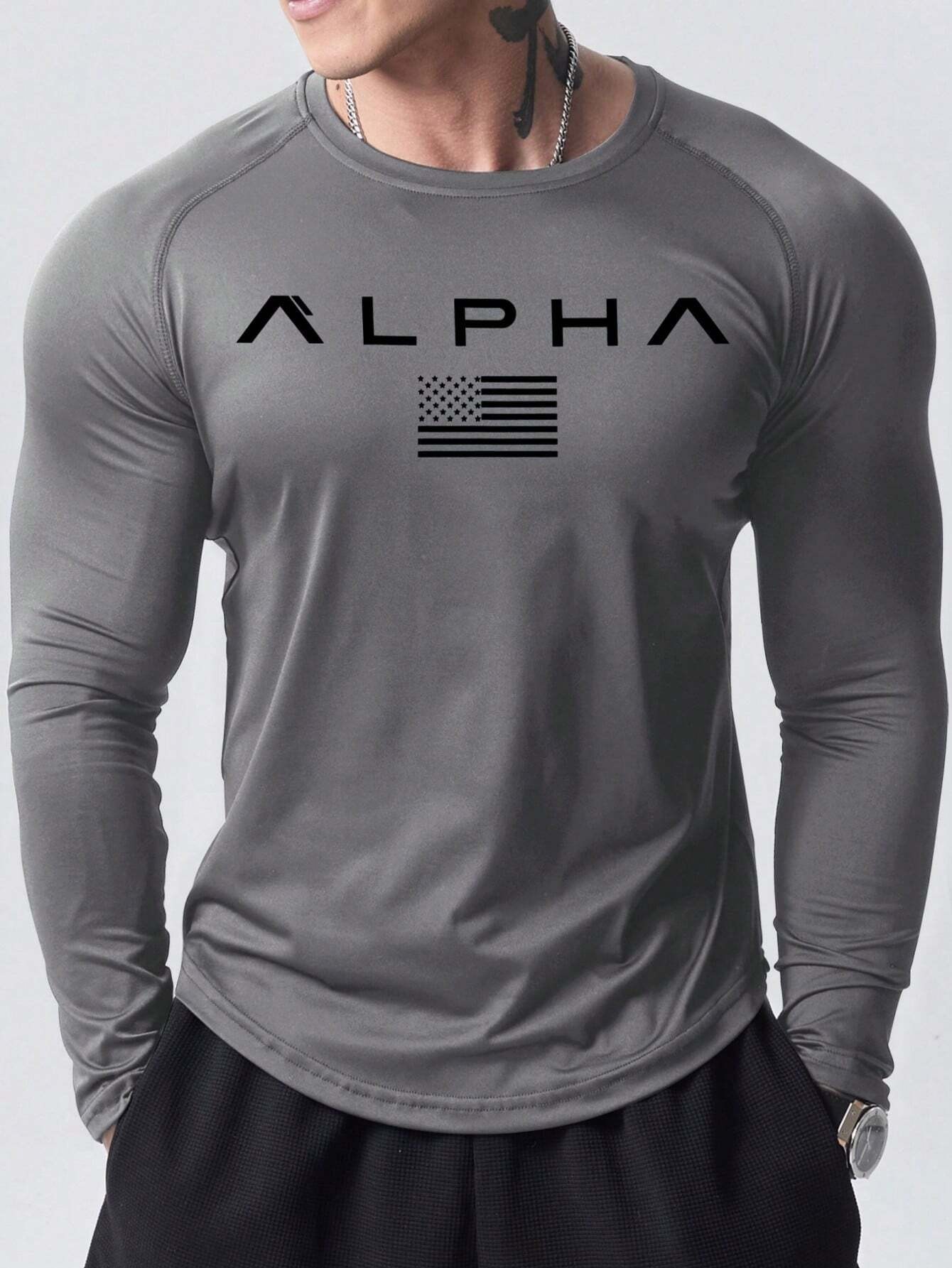 New men's long-sleeved T-shirt - Street Fashion Us ulasan dan harga