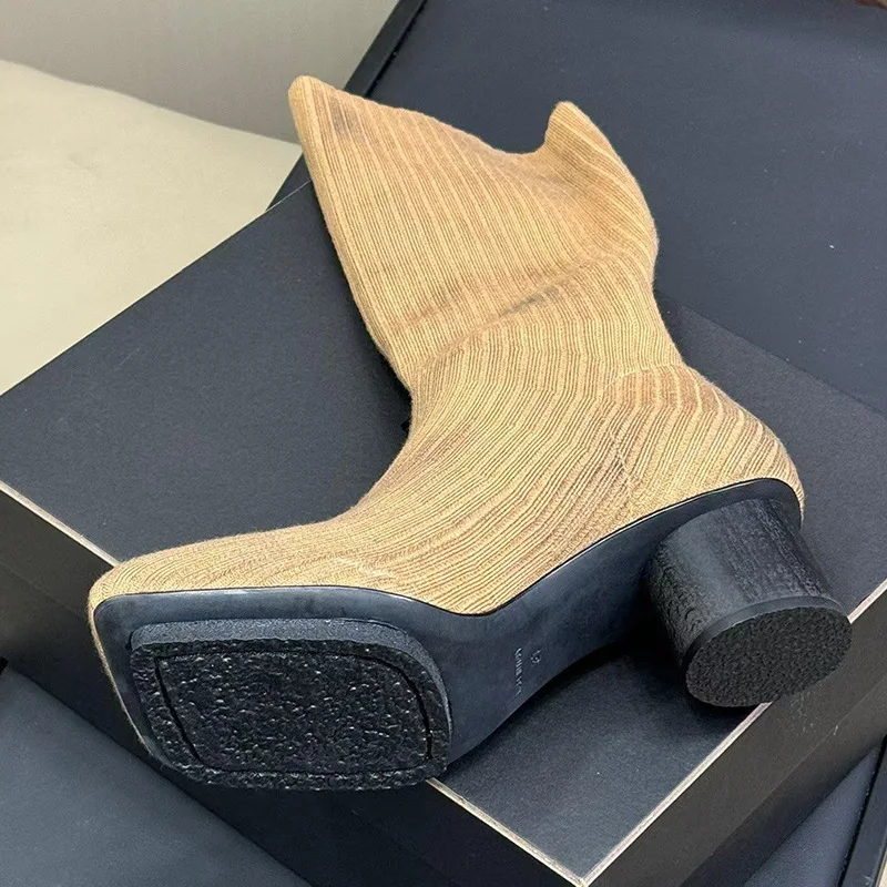 Pointed Elastic High Heel Sock - Street Fashion Rome 2025 ulasan dan harga