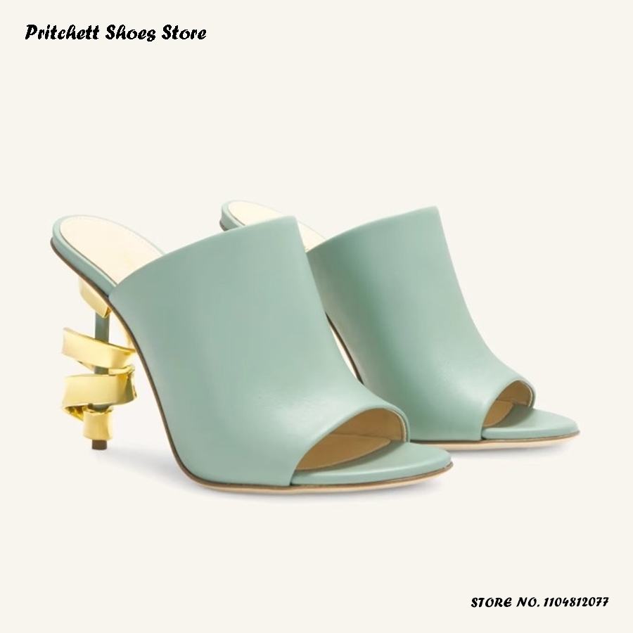 Women's Spiral High Heel Leath - Street Fashion Rome 2025 ulasan dan harga