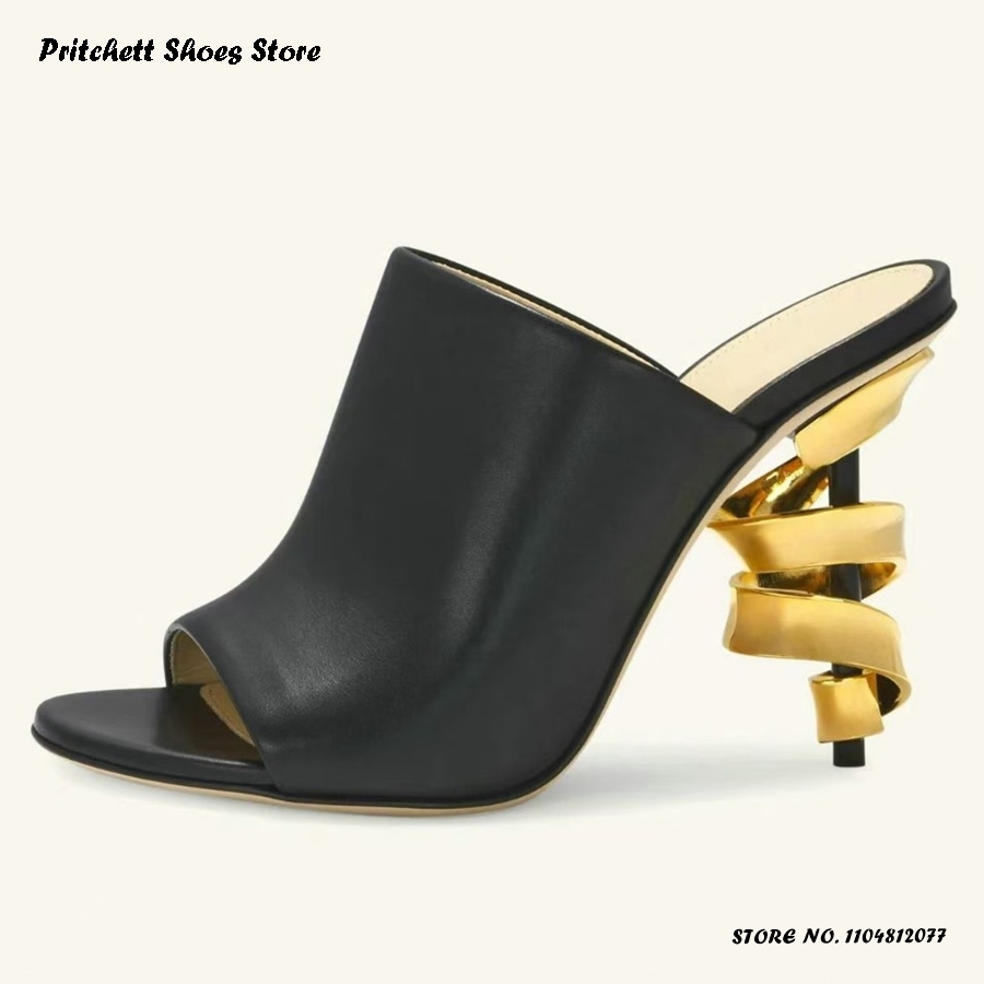 Women's Spiral High Heel Leath - Street Fashion Rome 2025 ulasan dan harga