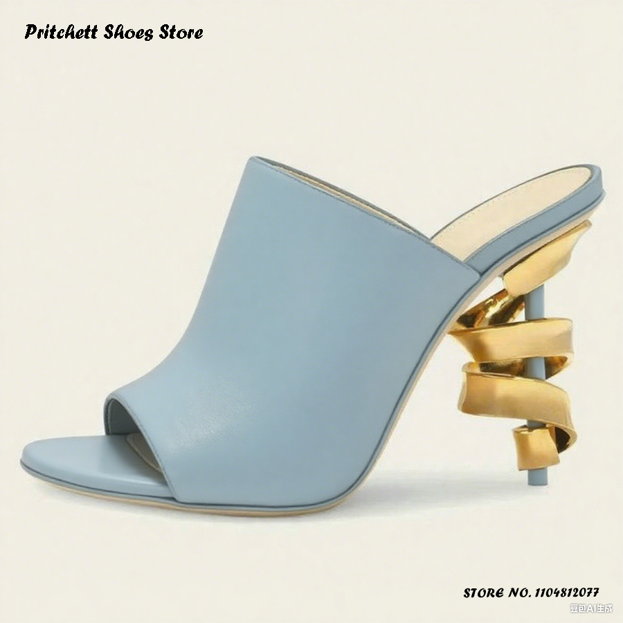 Women's Spiral High Heel Leath - Street Fashion Rome 2025 ulasan dan harga