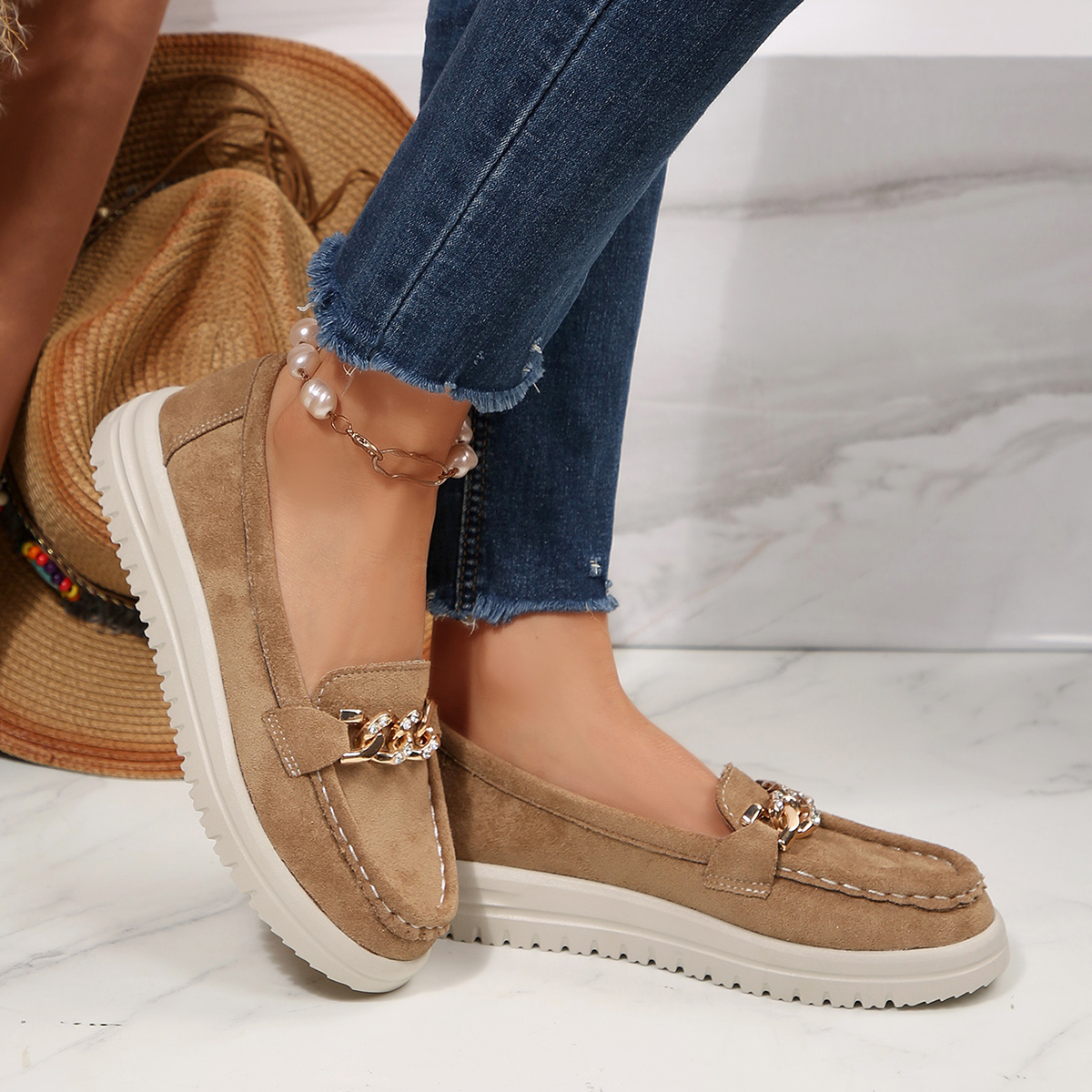 Women Flats Loafers 2025 New R - Street Fashion Rome 2025 ulasan dan harga