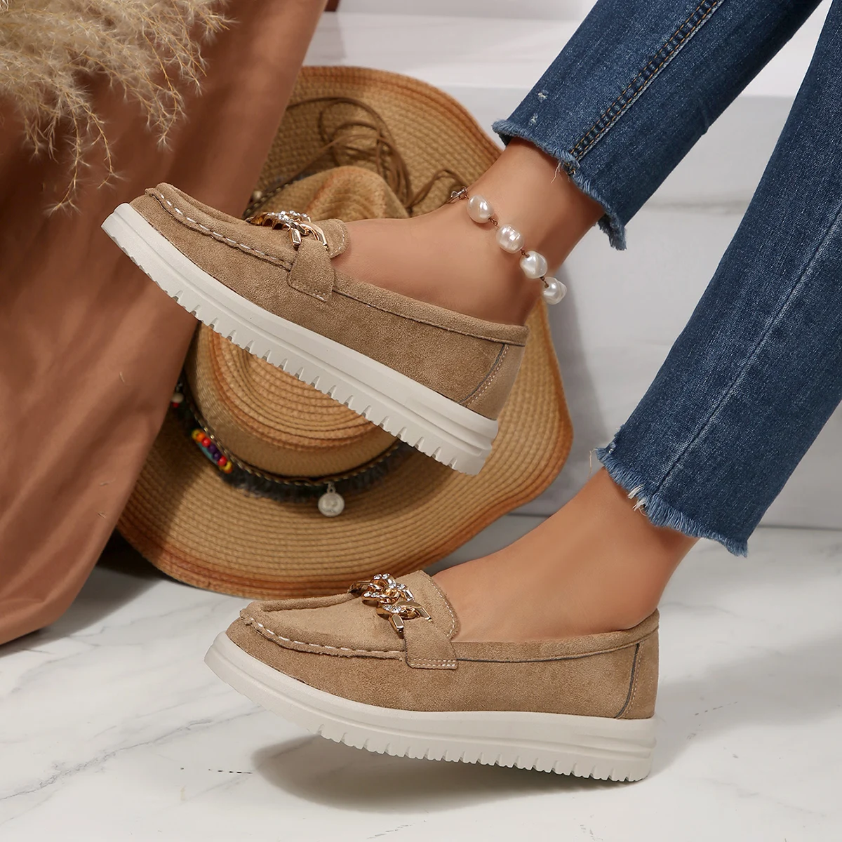 Women Flats Loafers 2025 New R - Street Fashion Rome 2025 ulasan dan harga