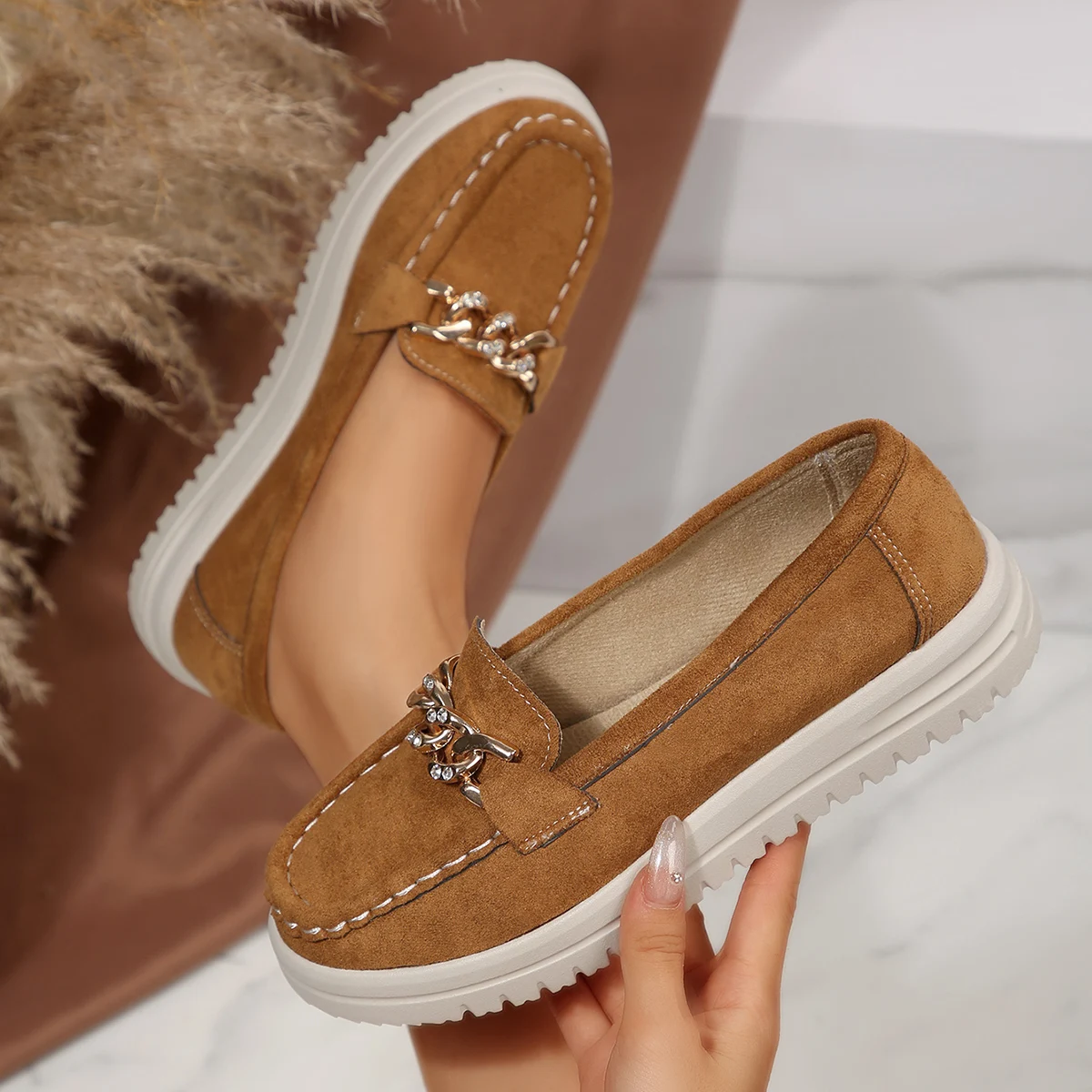 Women Flats Loafers 2025 New R - Street Fashion Rome 2025 ulasan dan harga