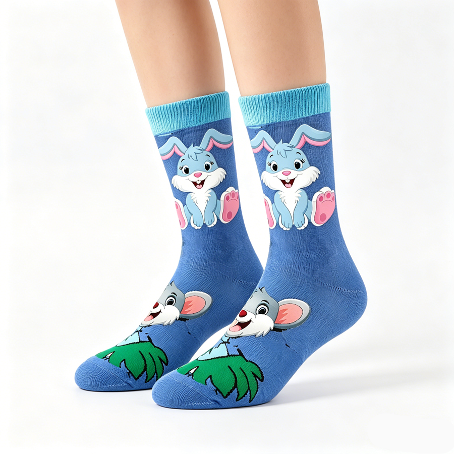 14pairs Anime Casual Crew Sock - Street Fashion Hip Hop ulasan dan harga