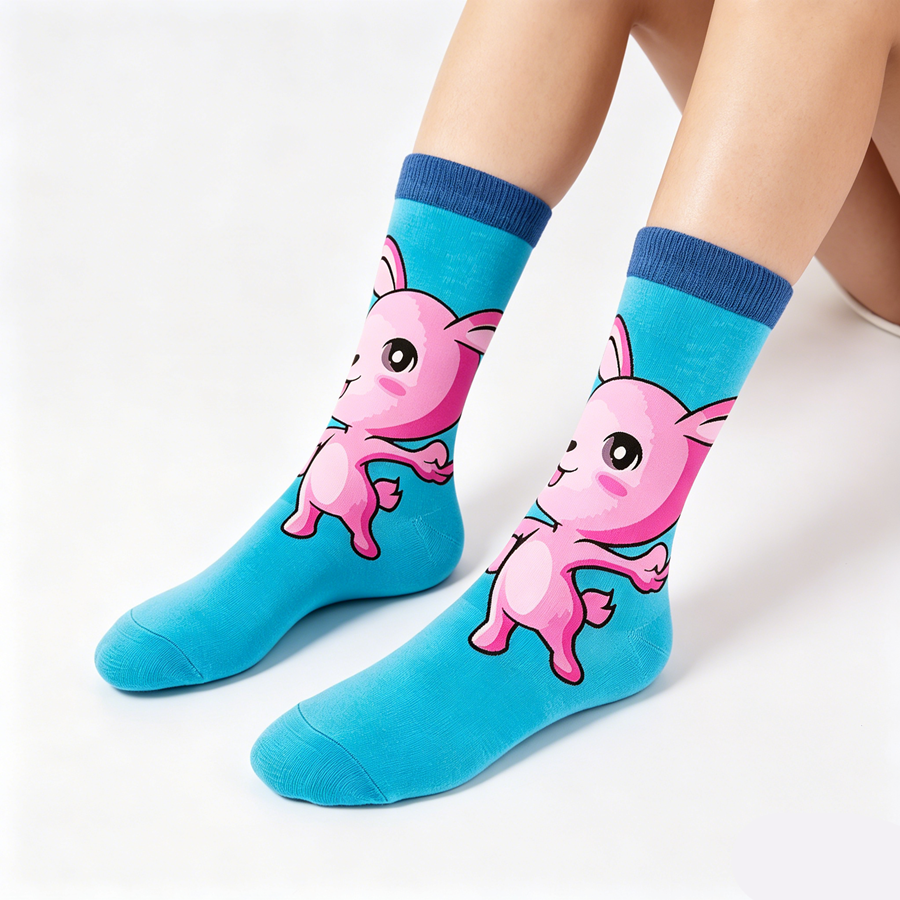 14pairs Anime Casual Crew Sock - Street Fashion Hip Hop ulasan dan harga