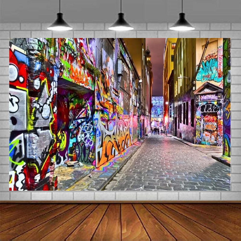 Urban Graffiti Photography Bac - Urban Street Fashion Photography ulasan dan harga