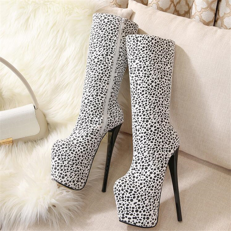 Fashion Round Toe Knee-High Wo - Street Fashion Female ulasan dan harga