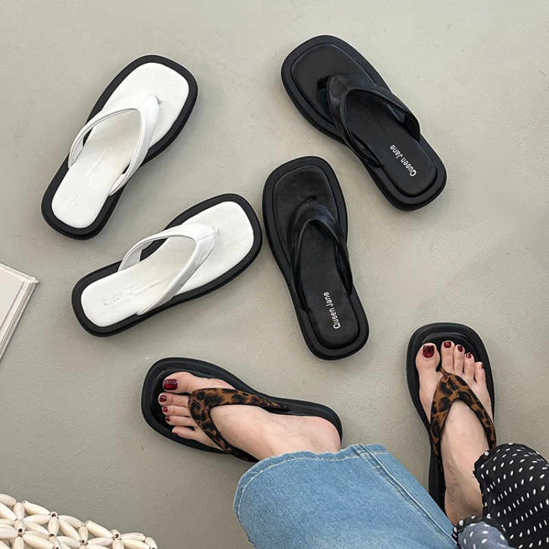 Women Platform Thick Sole Flip - Street Fashion Clothes ulasan dan harga