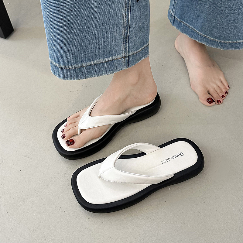 Women Platform Thick Sole Flip - Street Fashion Clothes ulasan dan harga