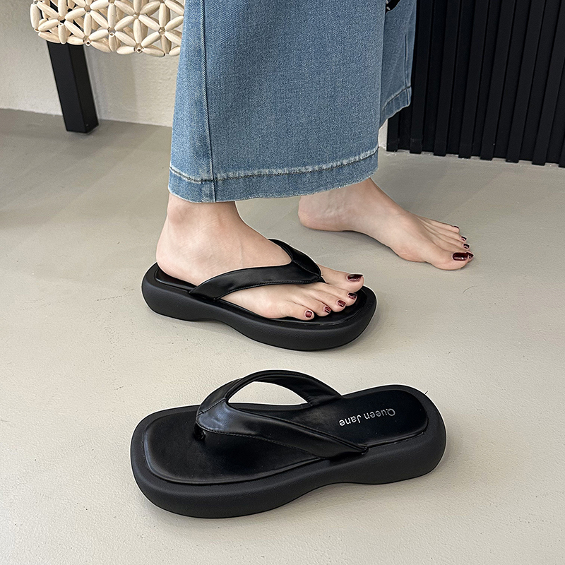 Women Platform Thick Sole Flip - Street Fashion Clothes ulasan dan harga