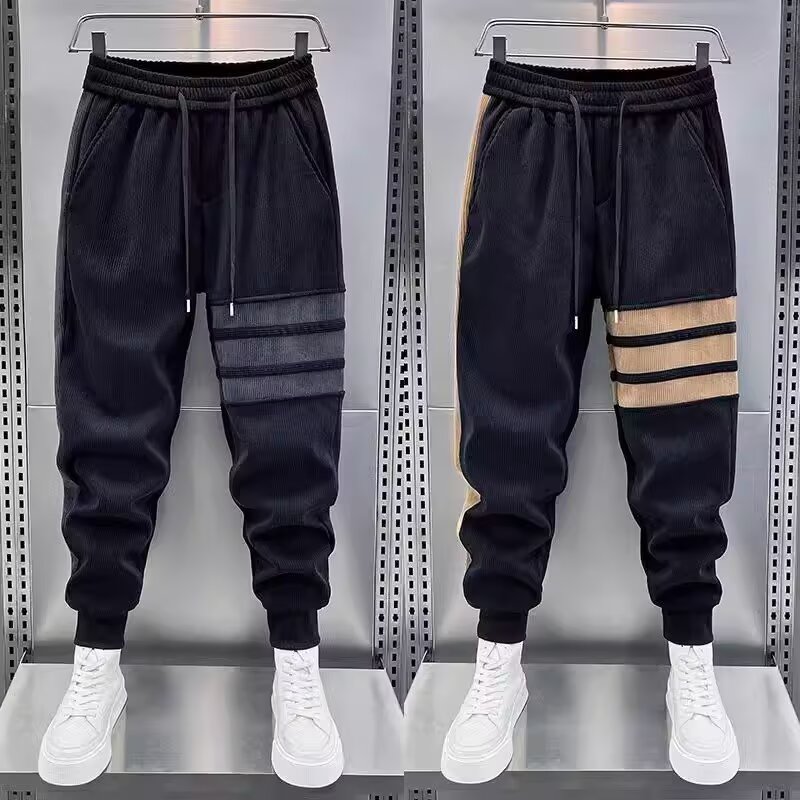 Trendy Men Black Joggers Autum - Running Pant Jogger ulasan dan harga