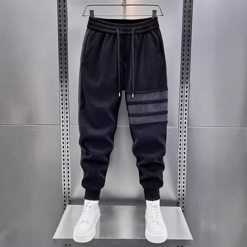 Trendy Men Black Joggers Autum - Running Pant Jogger ulasan dan harga