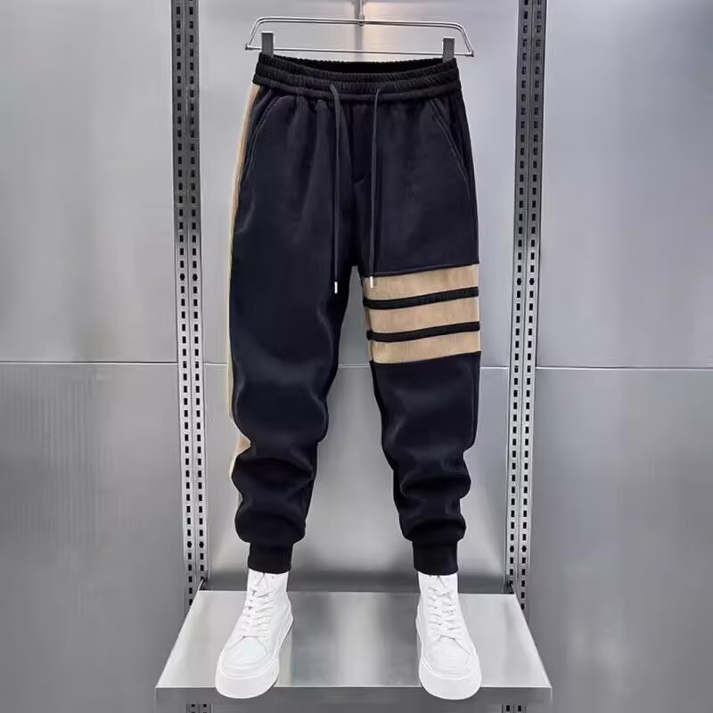 Trendy Men Black Joggers Autum - Running Pant Jogger ulasan dan harga
