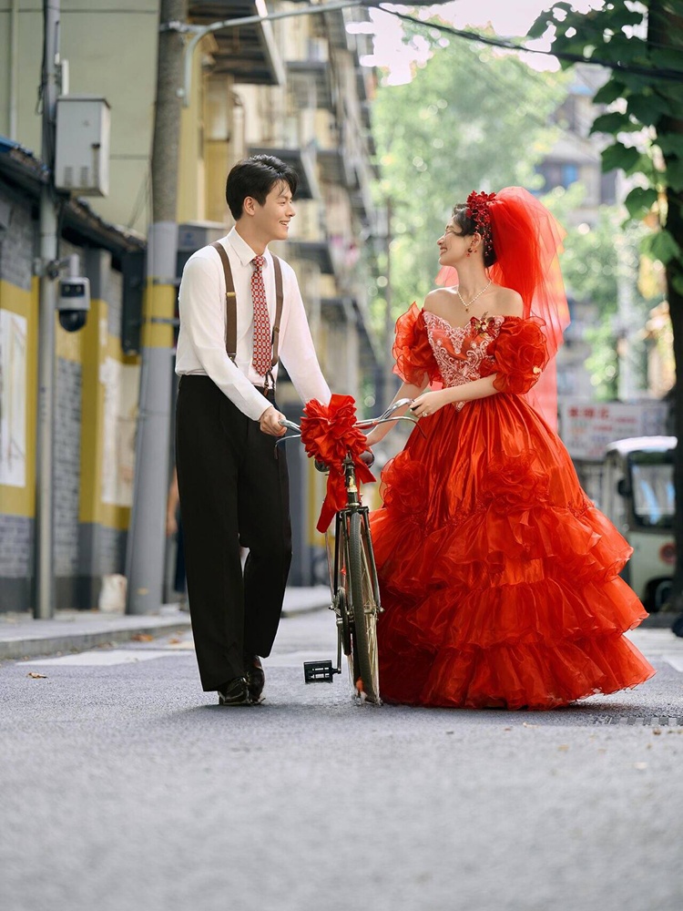New Vintage Wedding Dress Film - Street Fashion Photoshoot ulasan dan harga