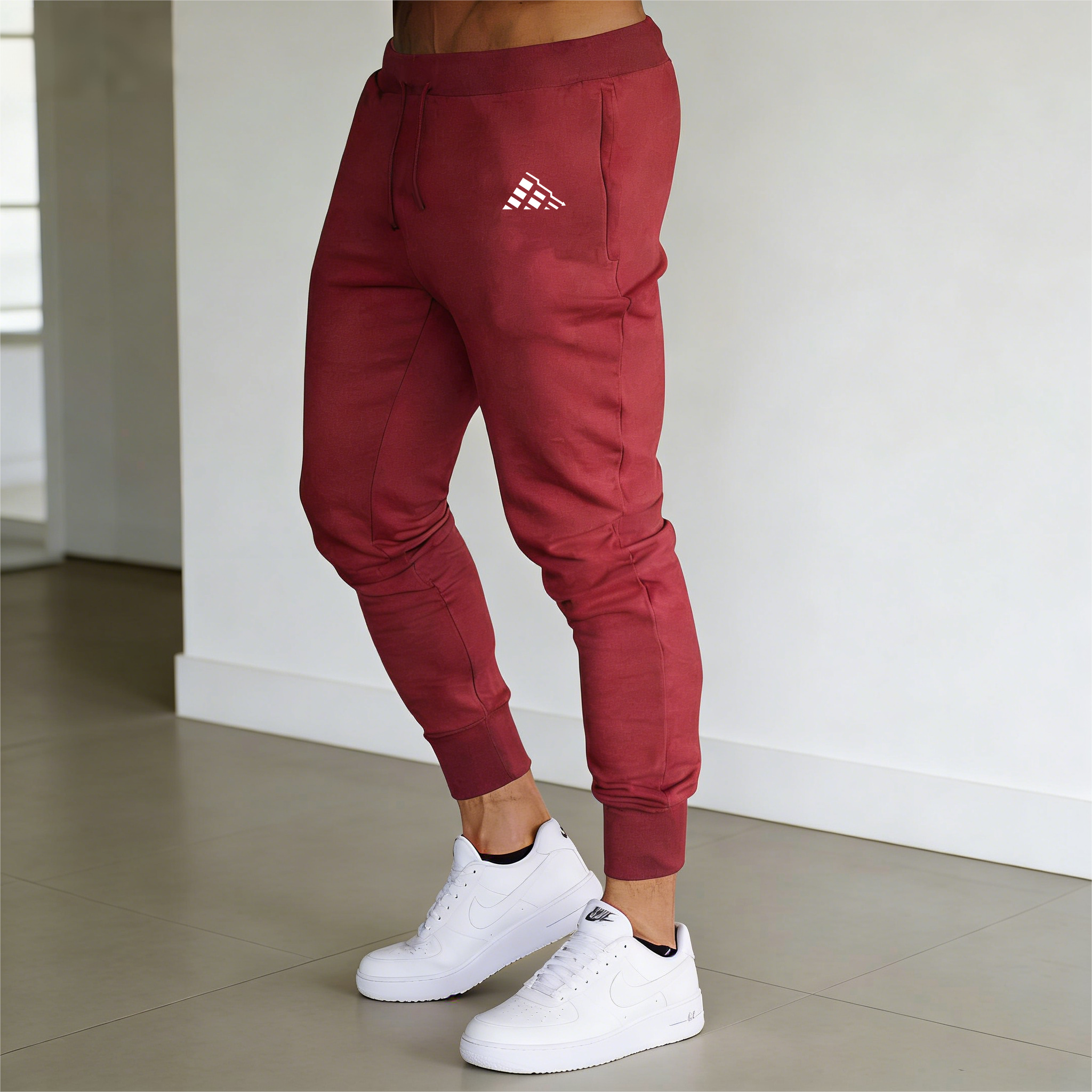New Men's Blue Trend print Cas - Running Pant Jogger ulasan dan harga