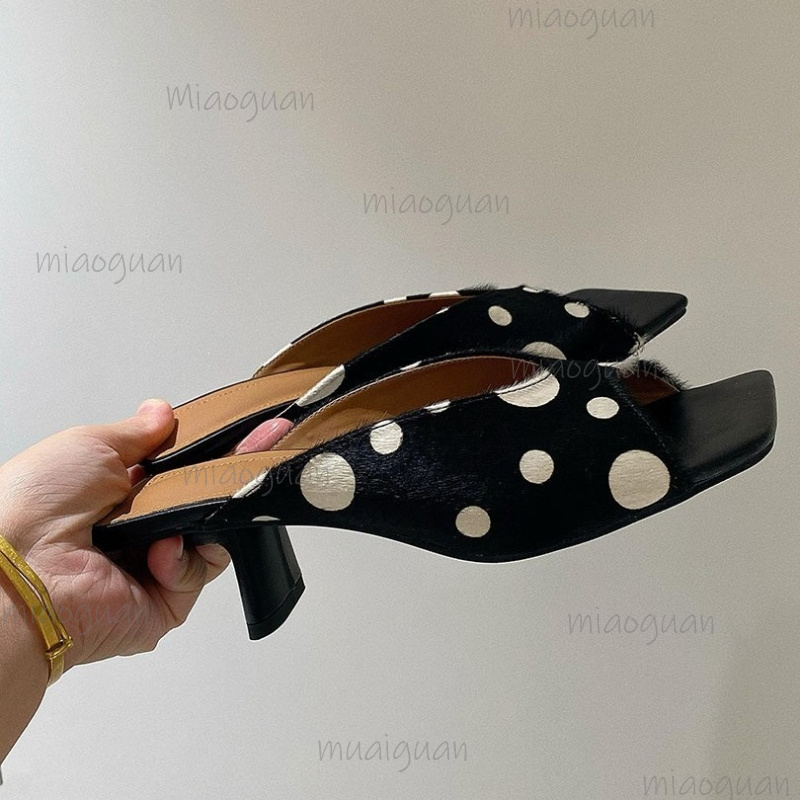 Summer Women Open Toe Polka Do - Street Fashion Dress ulasan dan harga