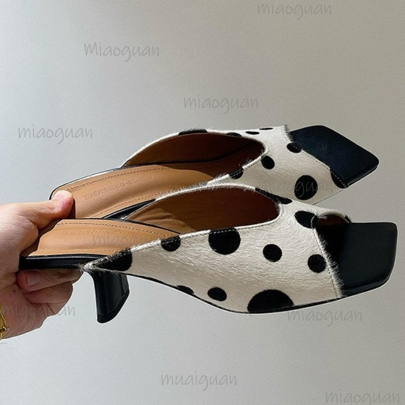 Summer Women Open Toe Polka Do - Street Fashion Dress ulasan dan harga