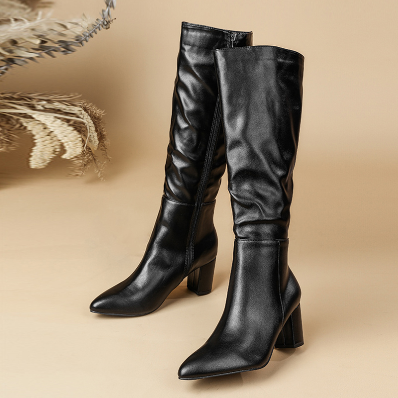 Liyke Fashion Pleated Leather  - Street Fashion Female ulasan dan harga