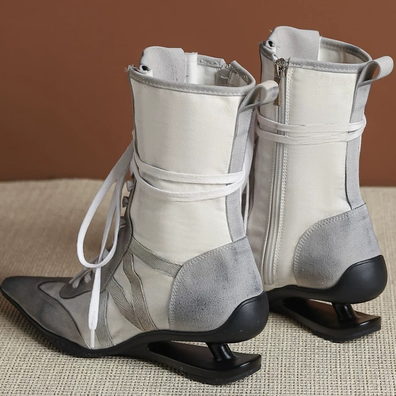 Pointed Toe Cross-tied Designe - Street Fashion Female ulasan dan harga