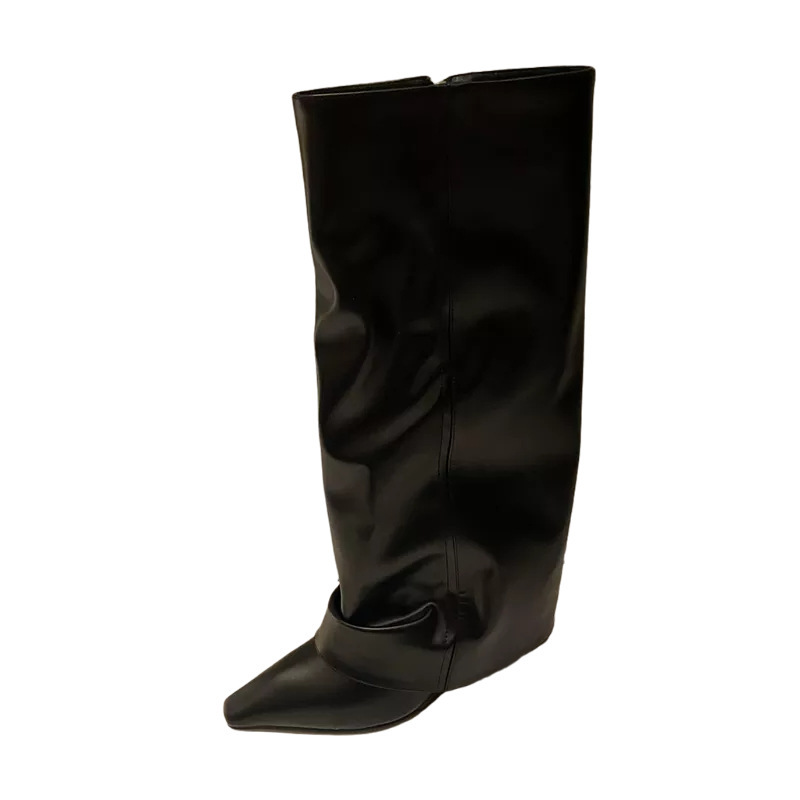 Women Trouser Legs High Boots  - Street Fashion Rome 2025 ulasan dan harga