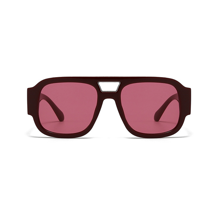 Wine Red Double Bridge Square  - Street Fashion Photoshoot ulasan dan harga