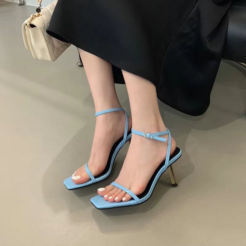 Luxury Metal Thin High Heels W - Street Fashion Dress ulasan dan harga